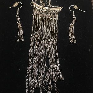 Long Necklace and Earring set